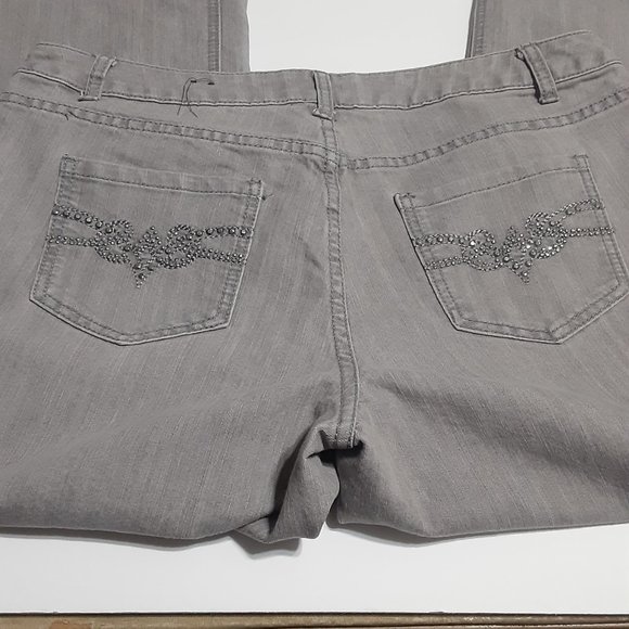 Christopher & Banks Embellished Jeans Size 12 - Picture 7 of 11